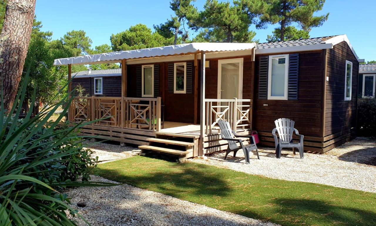 Mobil home Happiness33 dans camping 5 étoiles accès direct plage Vendays Montalivet Exterior foto